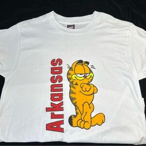 Vintage 80s/90s Garfield Arkansas Graphic T-Shirt XL Screen Stars Single Stitch